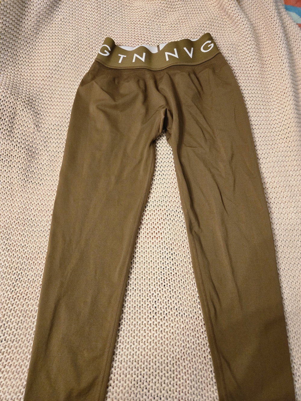 NVGTN Cappuchino Branded Waist Leggings